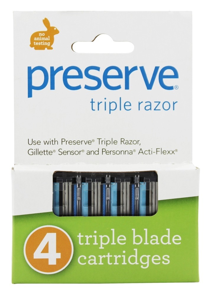 Preserve Triple Razor Blades Refill (6x4 PK)