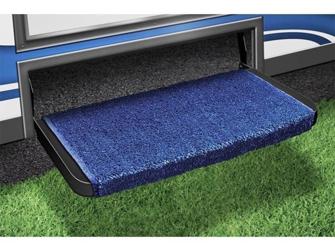 Wraparound + Plus Step Rug (20In Wide) - Imperial Blue