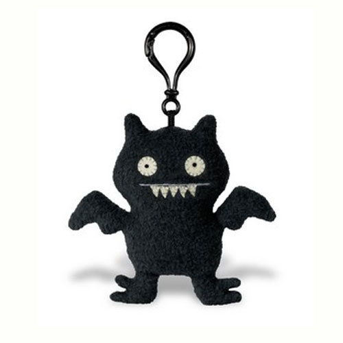 UglyDolls Black Secret Mission Ice-BatClip on Keychain