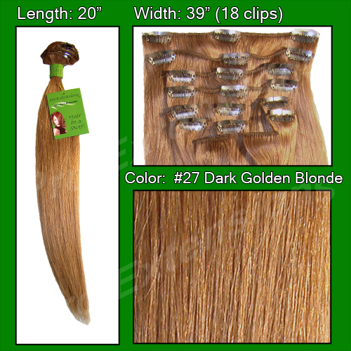 #27 Blonde - 20 inch Remi