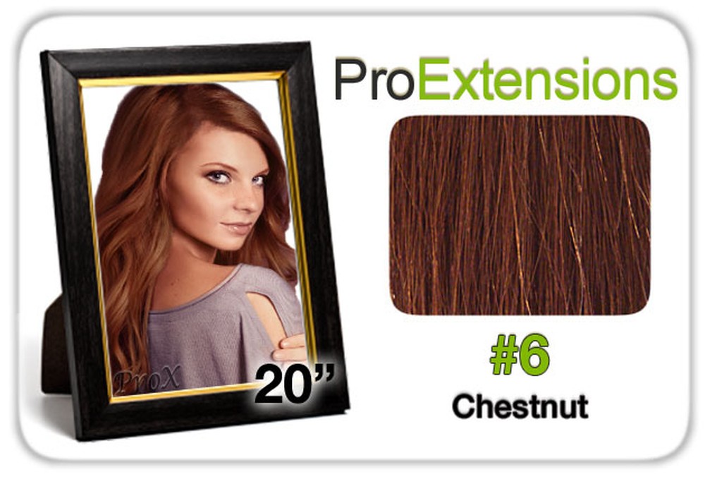 Pro Lace 20", #6 Chestnut Brown 