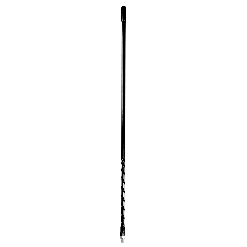 3' Black Fiberglass Whip