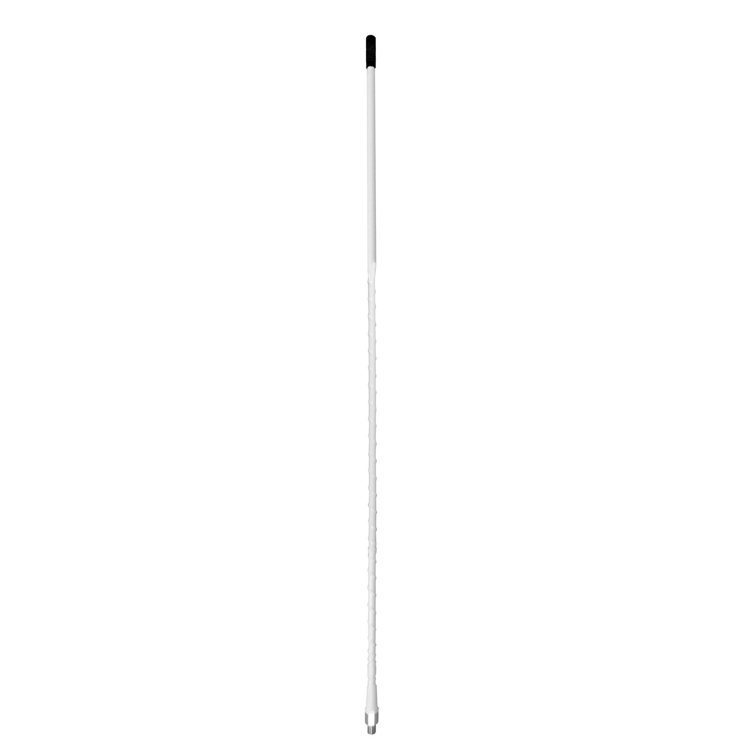 3' 3/8X24 Thread Fiberglass Cb Antenna White/Bulk