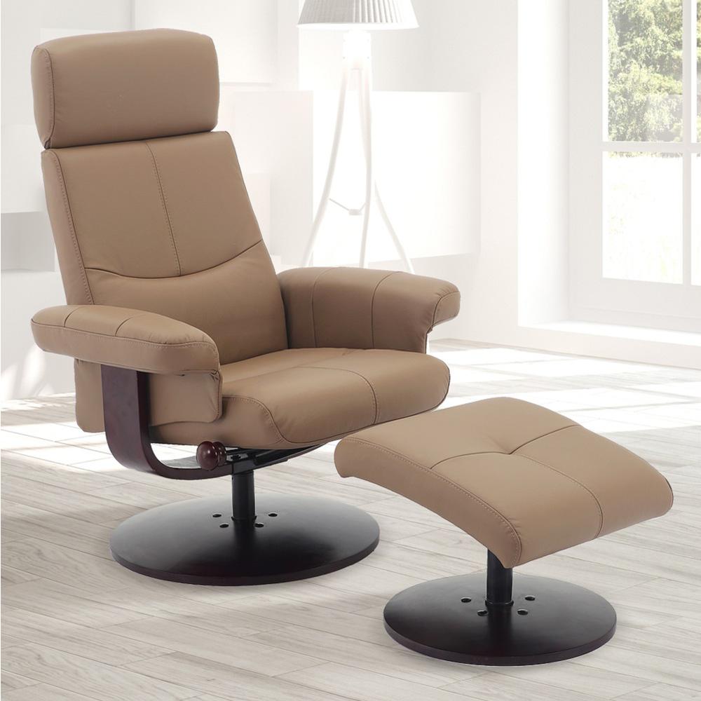 Relax-R Regina Recliner Camel Polyurethane