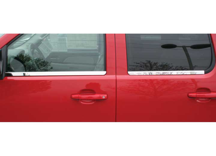 07-13 SILVERADO/SIERRA 1500/07-14 2500/3500 CREW SS WINDOW TRIM