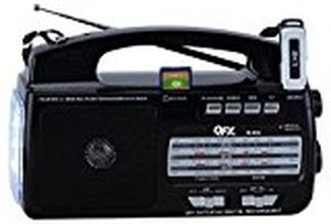 Qfx R30U Flashlight Radio 4 Band Am Fm Sw1 Sw2 Headphone Jack