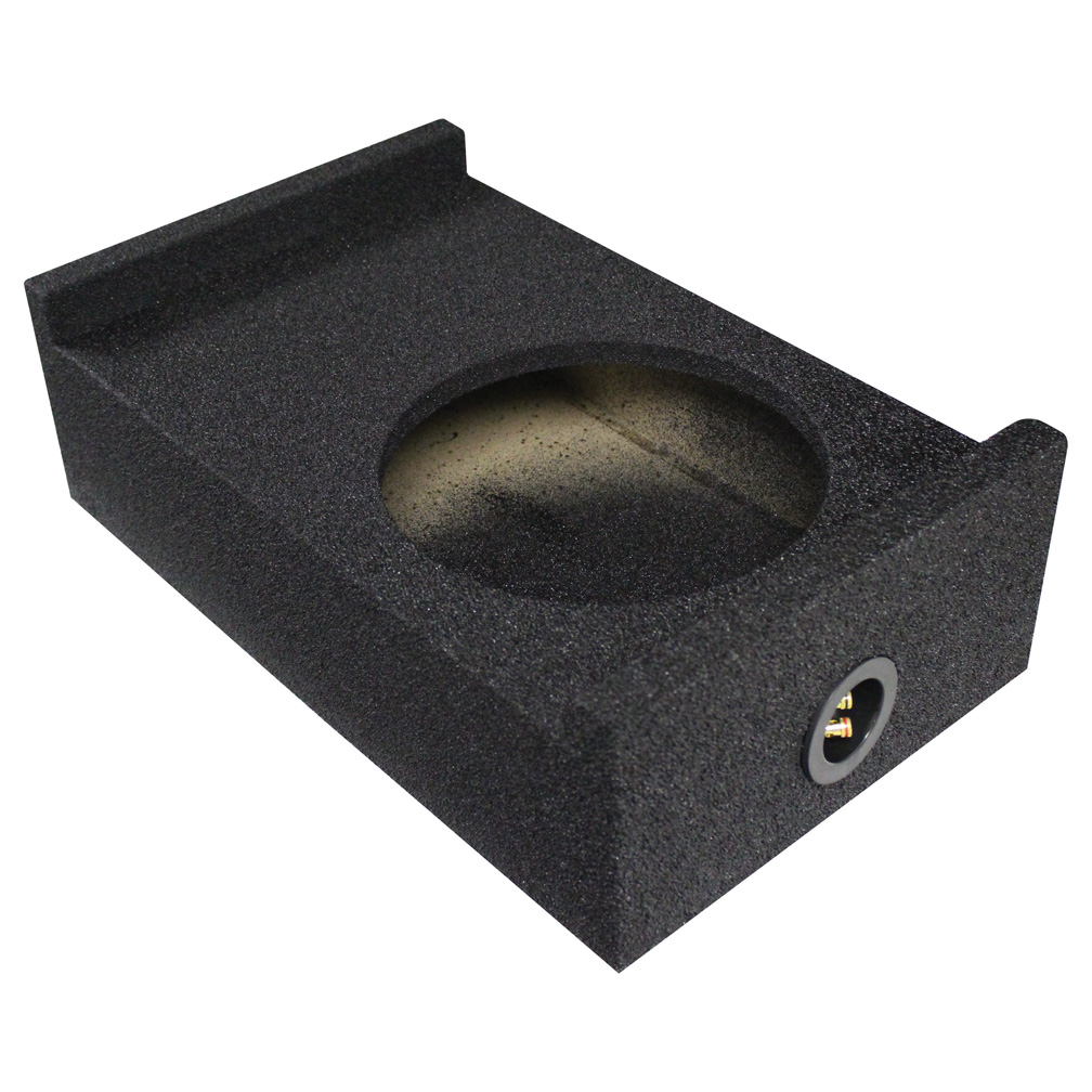 Qpower Single 10" Universal Downfire or Behind the Seat Emplty Enclosure