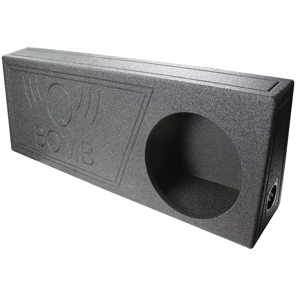 Qpower Single 12" ported SPL Empty Woofer Box w/Bedliner spray