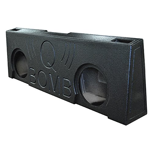 QPower "QBOMB" Chevy/GMC Crew Cab '07-'13 Dual 12" Vented Empty Woofer Box