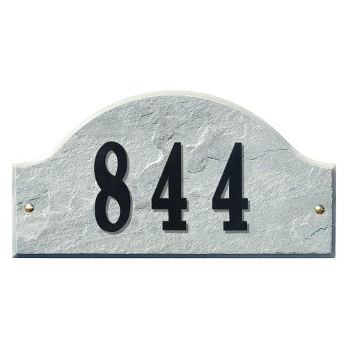 Solid Granite Address Plaque, Ridgecrest Arch, Quartzite