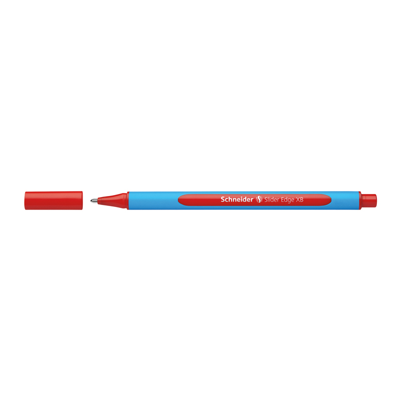 Slider Edge XB Ballpoint Pen, Viscoglide Ink, 1.4 mm, Red