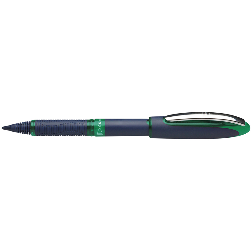 One Business Rollerball Pens, 0.6mm, Green