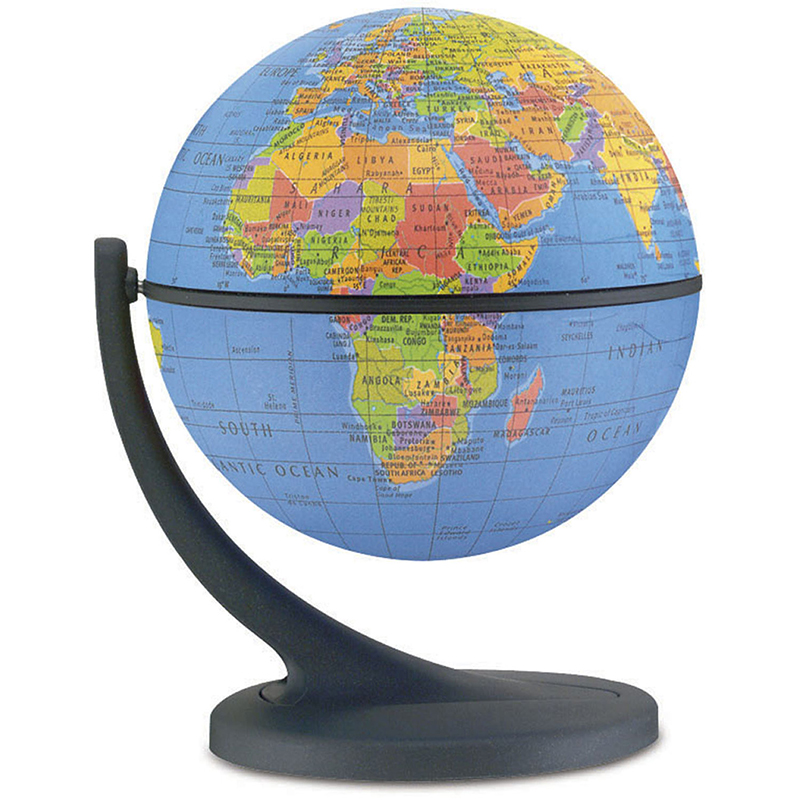 Wonder Globe 4.3", Political Blue