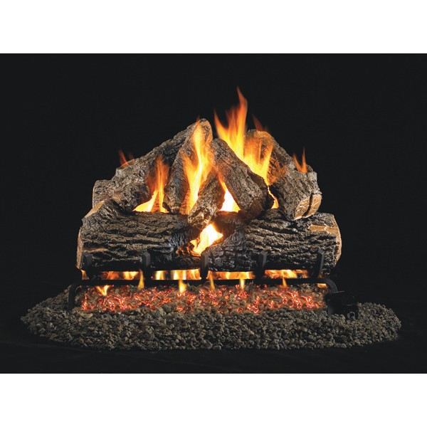 BMO-18 - 18" Ventis Gas Log Burnt Mountain Oak Vented Logs