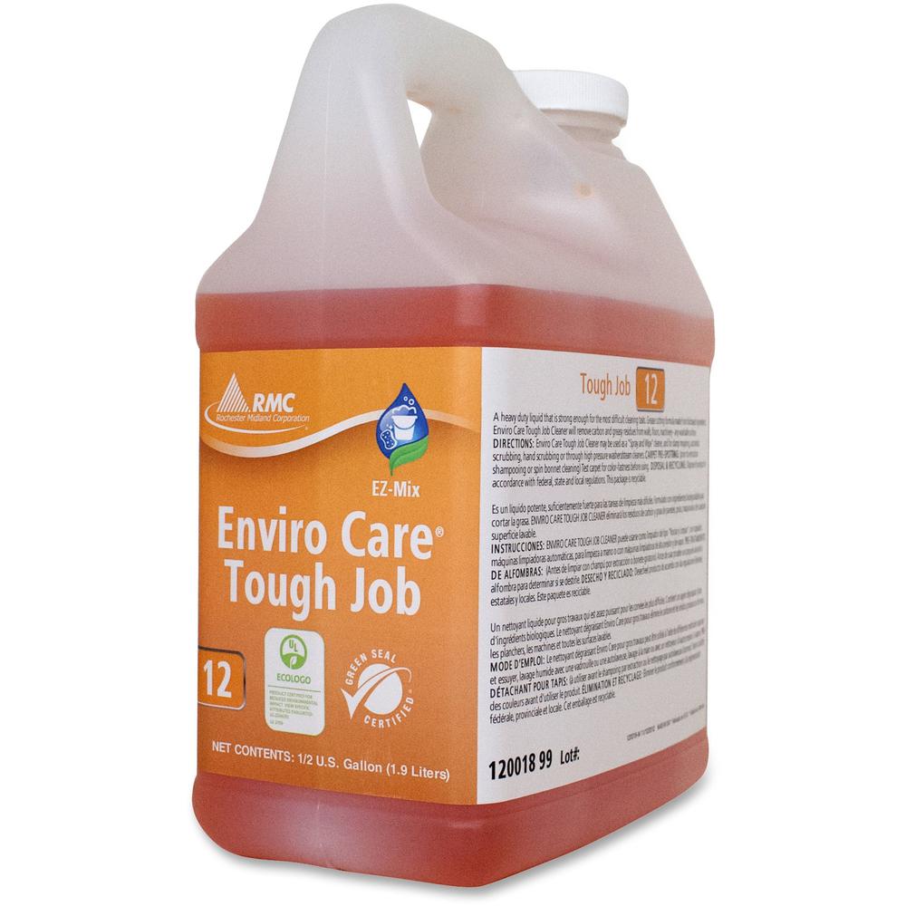 RMC Enviro Care Tough Job Cleaner - Concentrate Liquid - 64.2 fl oz (2 quart) - 4 / Carton - Orange