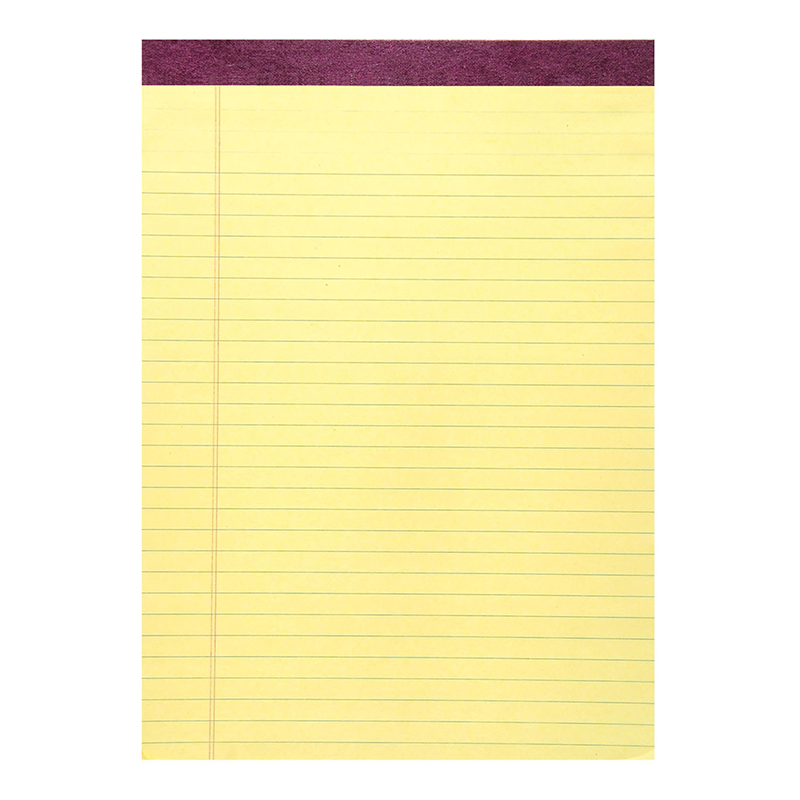 Legal Pad, Standard, Canary