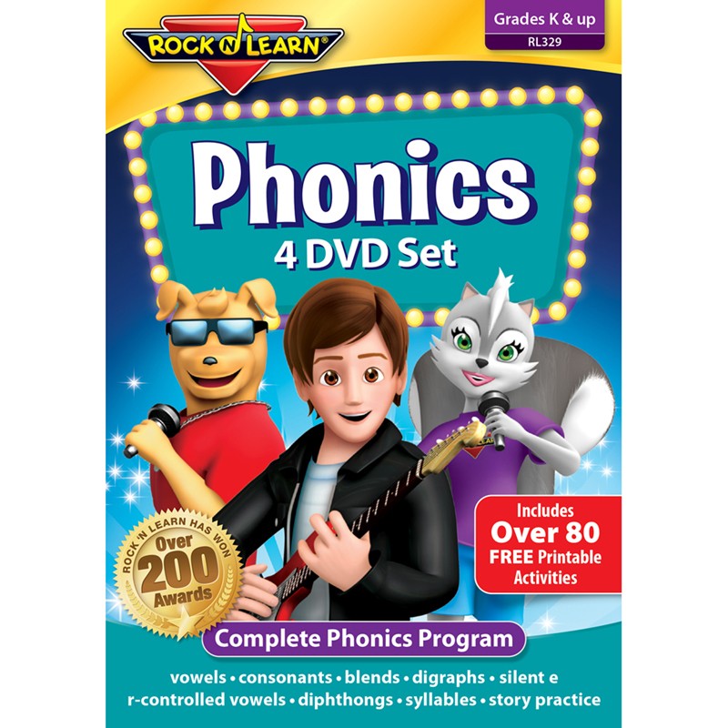 Phonics 4-DVD Set