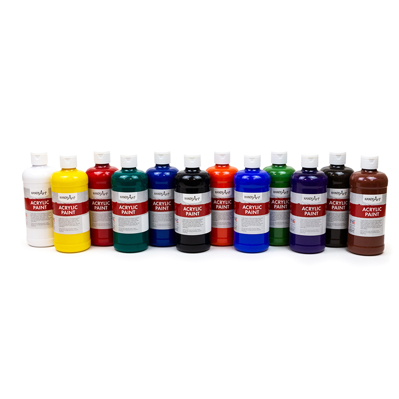 Acrylic Paint - Pint Primary Set of 12