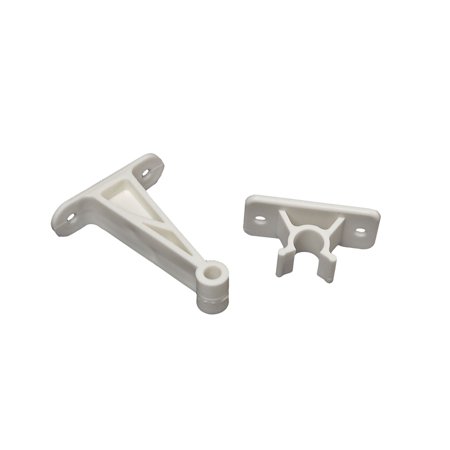 Entry Door Holder - Plastic Clip - 3In - White