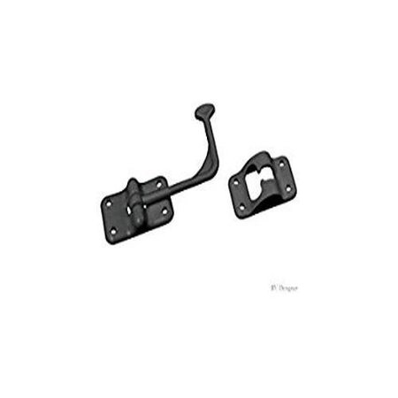 Entry Door Holder - Plastic - 90 Degree - Black