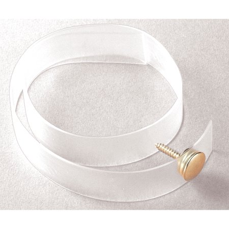 Tieback - Clear Plastic 18In