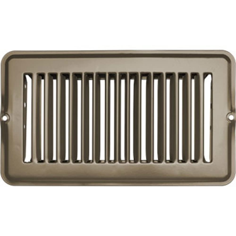 VENT REGISTER TAN METAL UNDAMP 4INX8IN