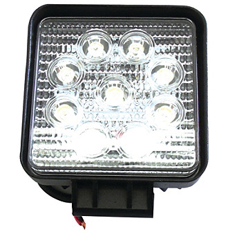 Racesport Street Series 4in Square LED Work Spot Light 27W/1755LM