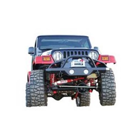 76-06 CJ & WRANGLER RECOVER BUMPER FRONT W/STINGER TEXTURED FINISH