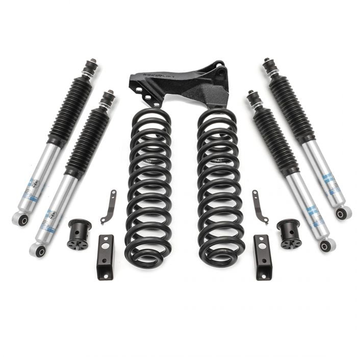 2.5IN COIL SPRING FRONT LIFT KIT W/BILSTEIN SHOCKS AND TRACK BAR BRACKET 17C F250/F350 DIESEL 4WD