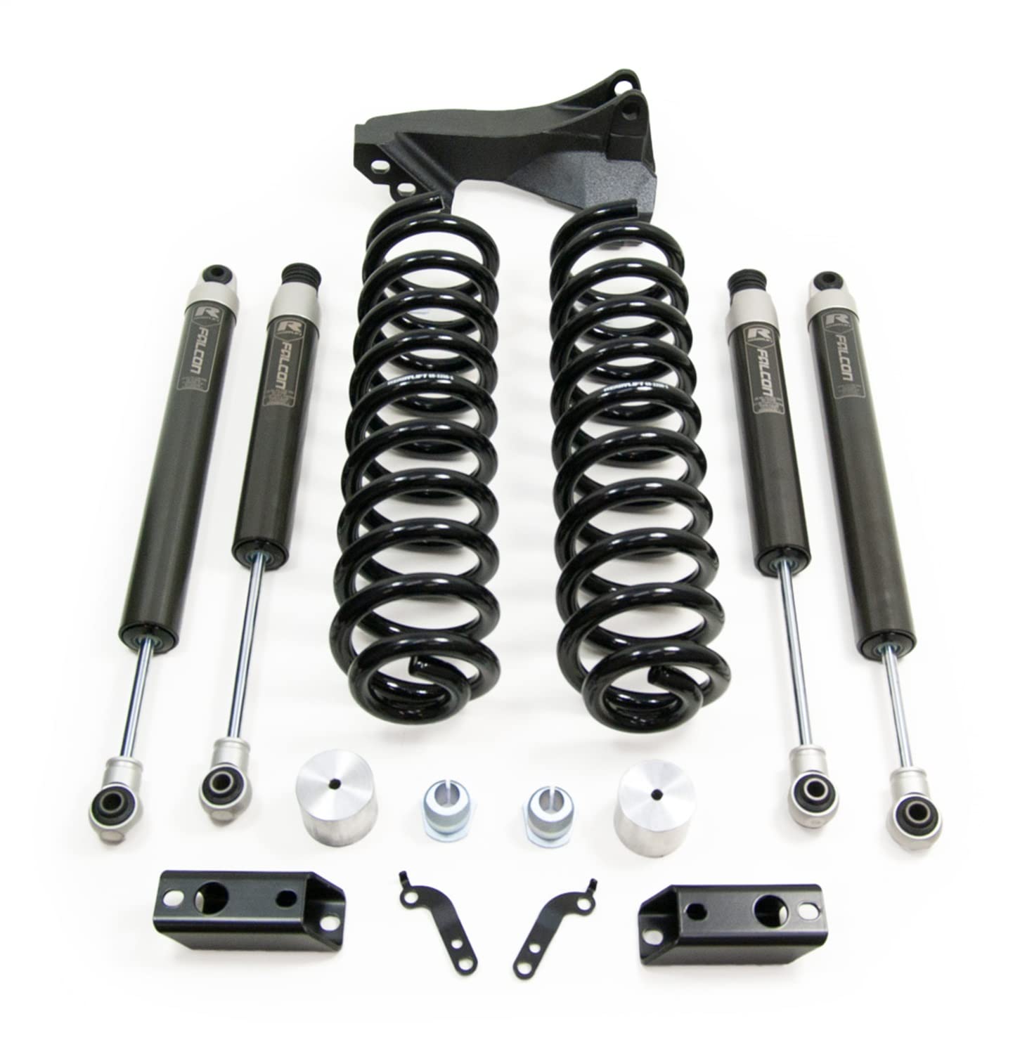 2022 F250/F350/F450 DIESEL 2.5IN COIL SPRING FRT LIFT KIT W/FALCON SHOCKS & FRT