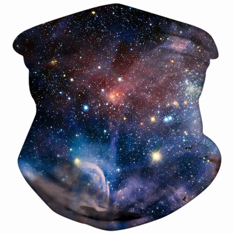 Cooling Neck Gaiter/Balaclava/Magic Scarf Headband & Face Mask for Men, Women - Flexible Starry Sky