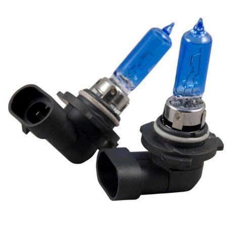 9005 12V 65W = 135W (5,600 KELVIN) HEADLIGHT BULBS - PLATINUM BLUE