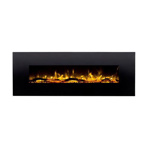 Elite Flame Nile 72" Log Electric Wall Mounted Fireplace