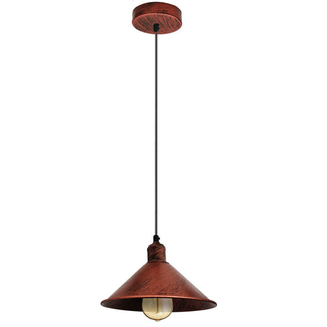 Metal Cone Shape Pendant Light