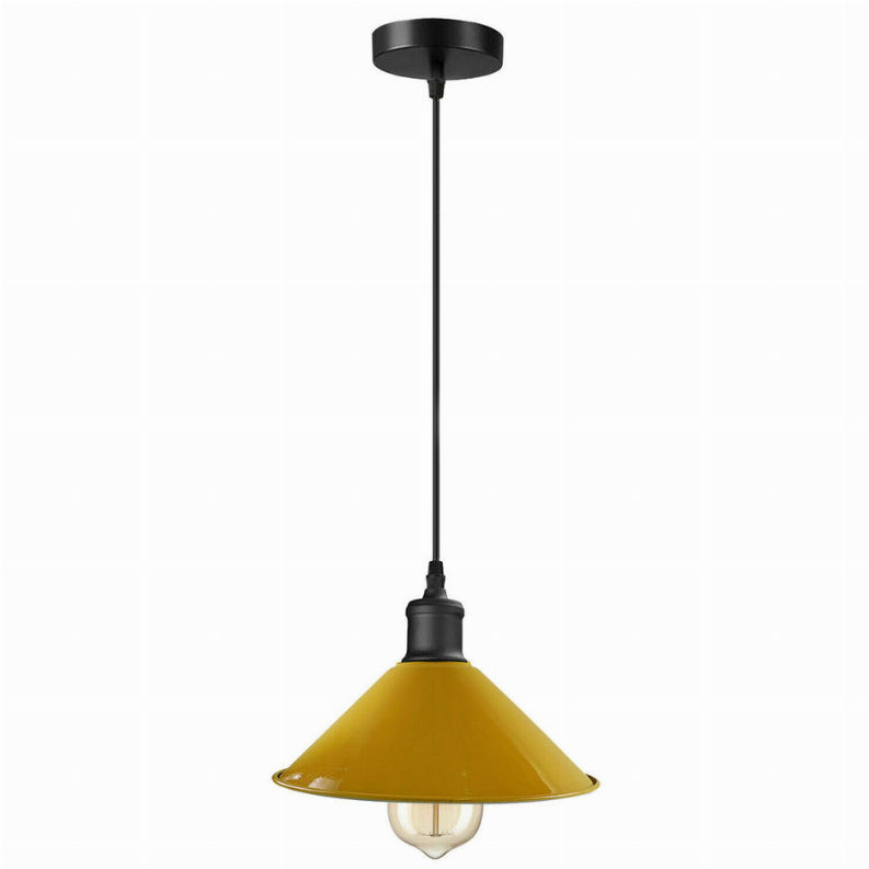 Vintage Cone Shade Easy Fit Pendant Light