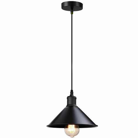 Vintage Cone Shade Easy Fit Pendant Light