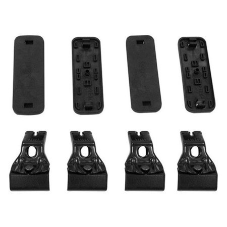 ROOF RACK FITTING CLIP KIT - DK - INCLUDES 4 PADS AND 4 CLAMPS