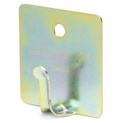 HOOK 1 3/4 .in METAL/SQUARE ADHESIVE HA