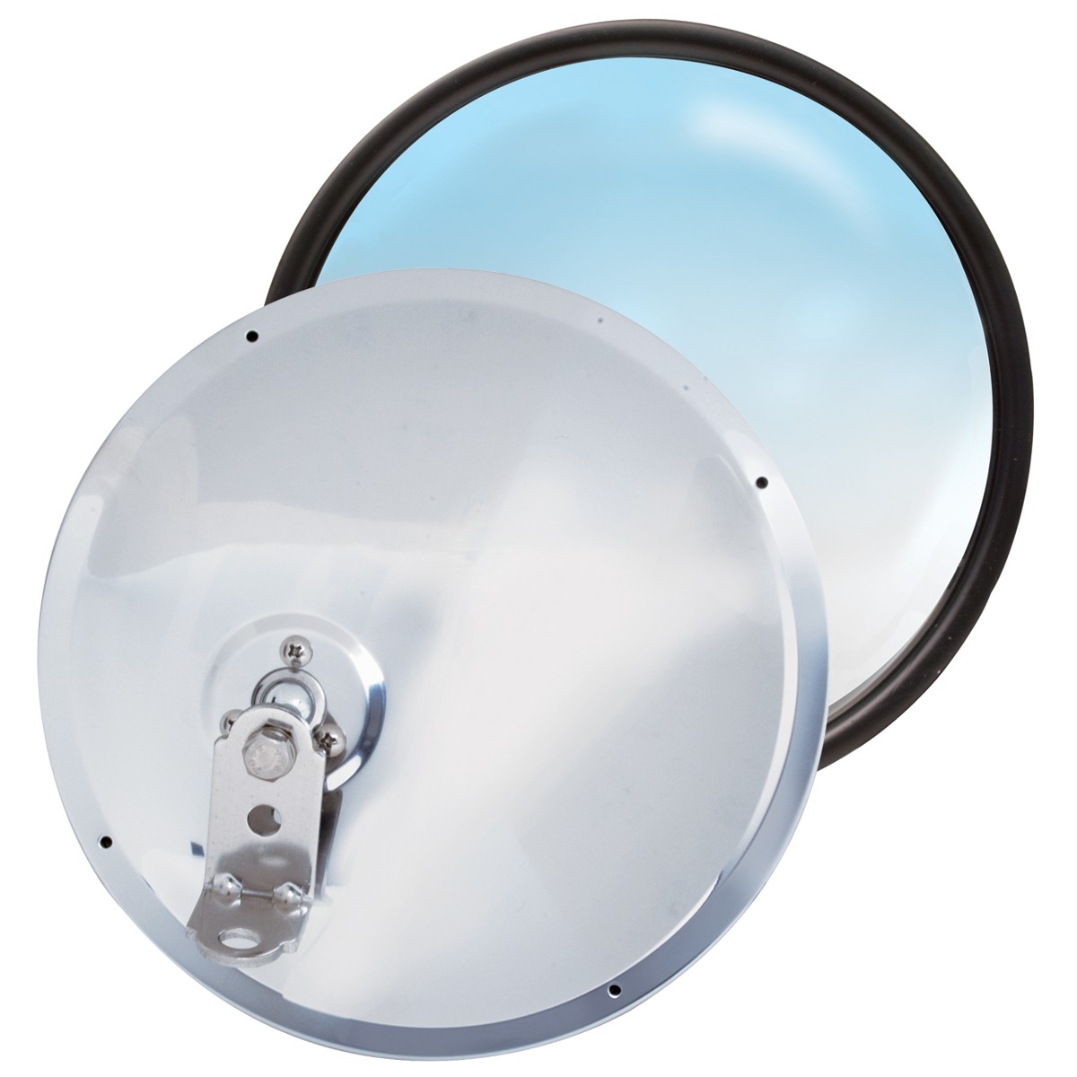 7.5 .in SS OFFSET STUD CONVEX MIRROR