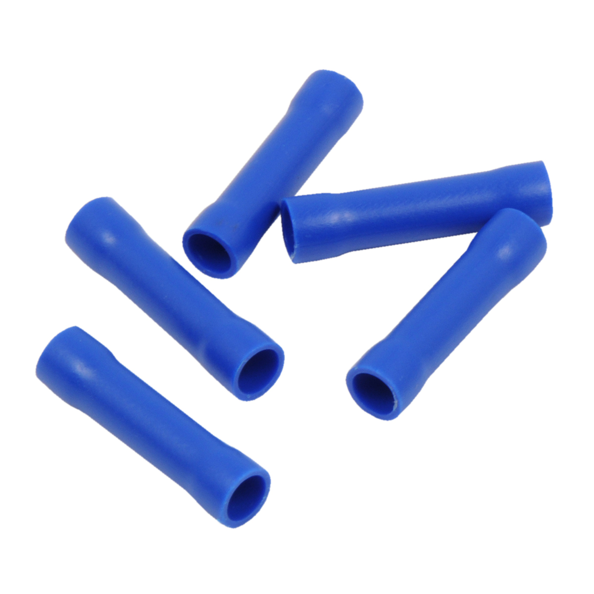 5-Piece Pack 16-14 Gauge Butt Connectors RPTC-005 Electrical Wire Connectors - Blue