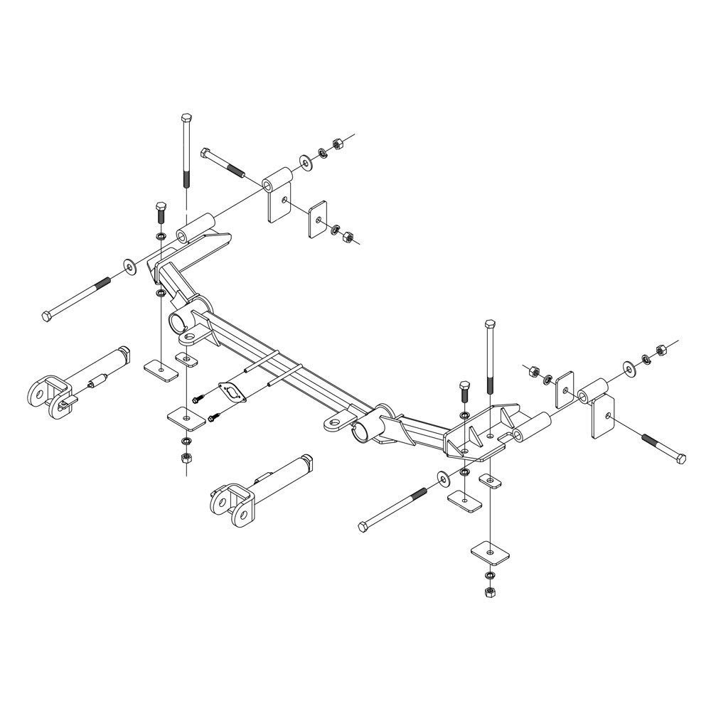 2014-2019 FORD FIESTA TOW BAR MNTG BRKT KIT