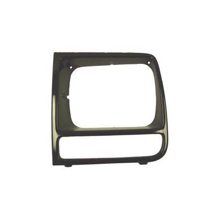 LH NEUTRAL HEADLIGHT BEZEL, 97-01 JEEP CHEROKEE (XJ)