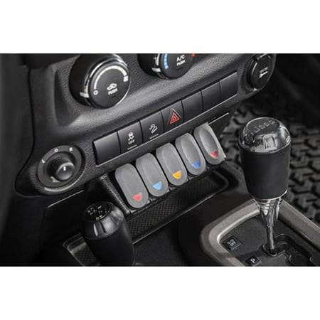 1117 WRANGLER JK LOWER CONSOLE SWITCH PANEL