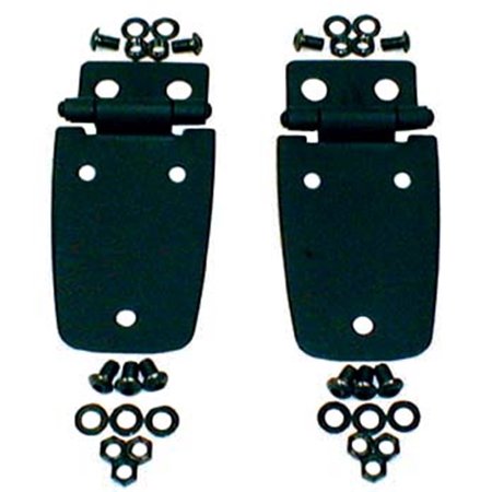 HOOD HINGES 9706 WRANGLER PAIR BLACK