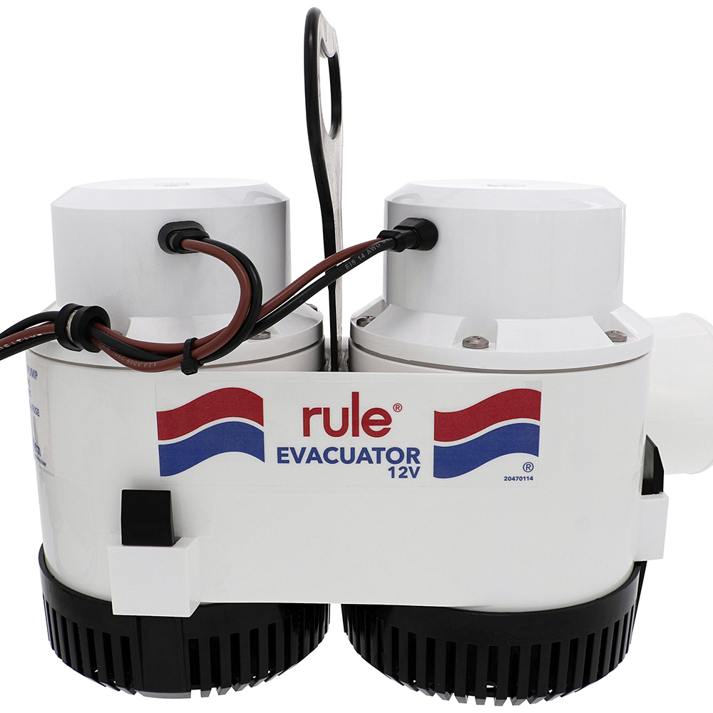 Rule 7700D GPH Evacuator Pump - 12V