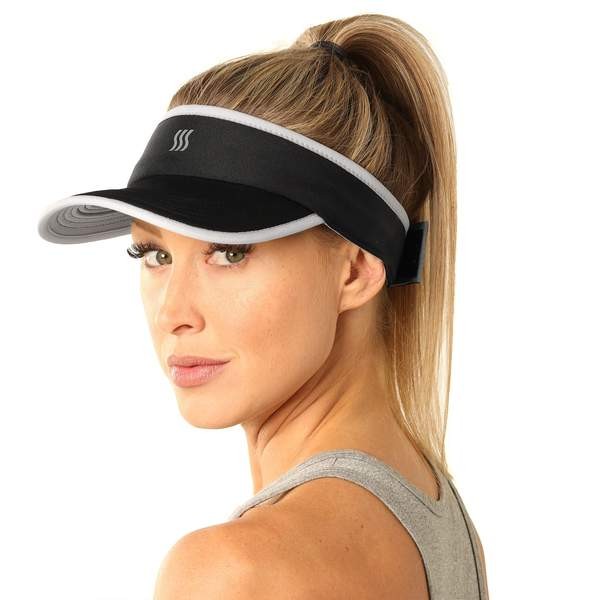 Super Absorbent Visor - Adjustable Black