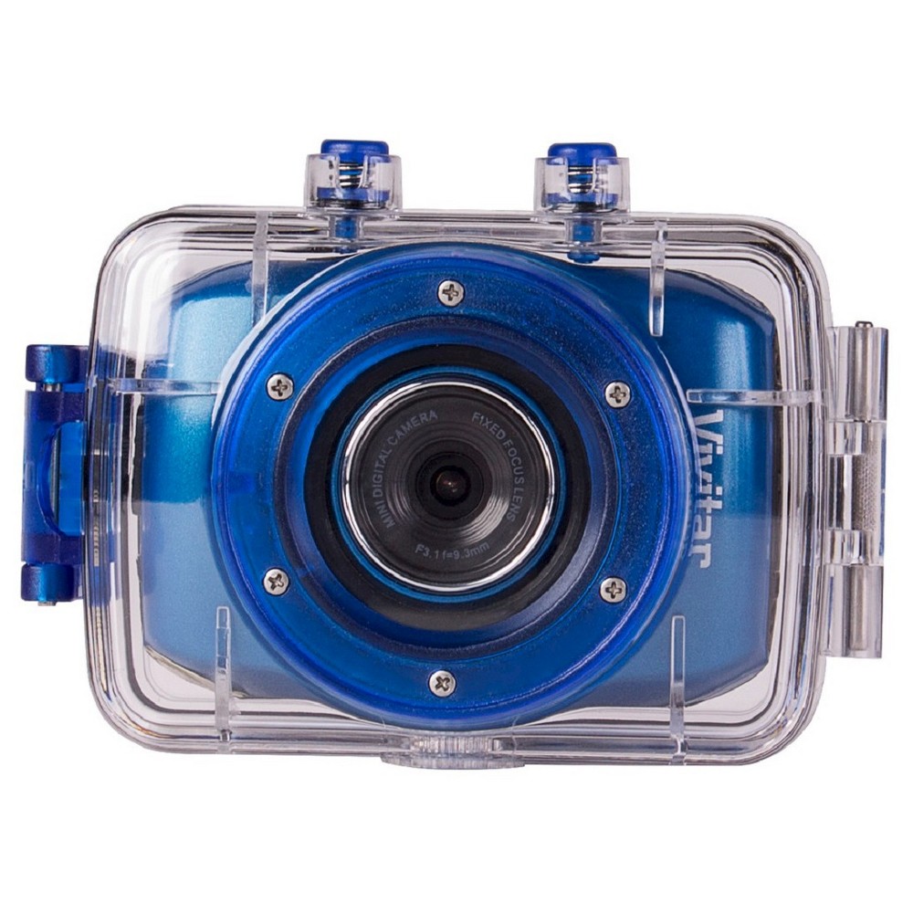 Vivitar DVR783HD-BLU Blue 5.1Mp Action Camcorder 720P