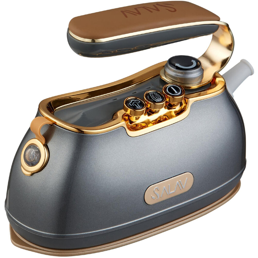 Salav Retro Edition Duopress Steam and Iron, Ceramic Coated Plate