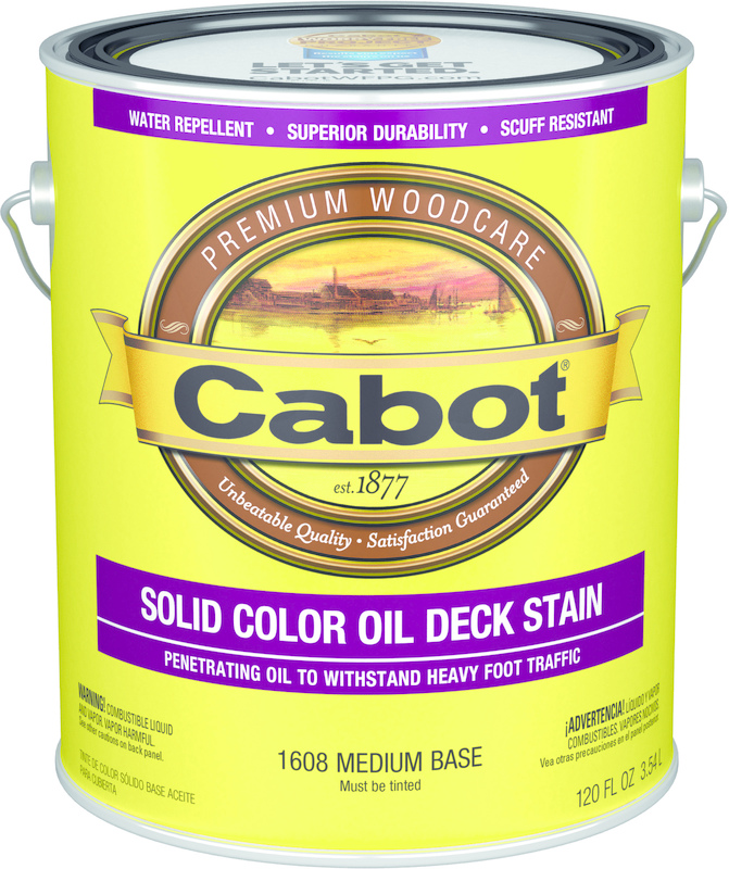 01-1608 1 Gallon Medium Oil Deck Stain