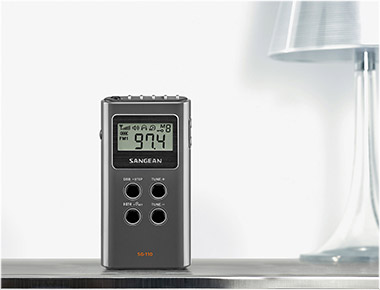 Sangean SG-110 Dark Gray Pocket Radio Am/Fm Stereo